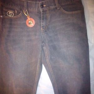Pair of dark color Gucci Jeans size 36/34 (54) grey/black